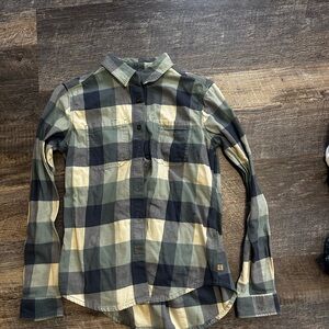Plaid Shirt - Green and Black